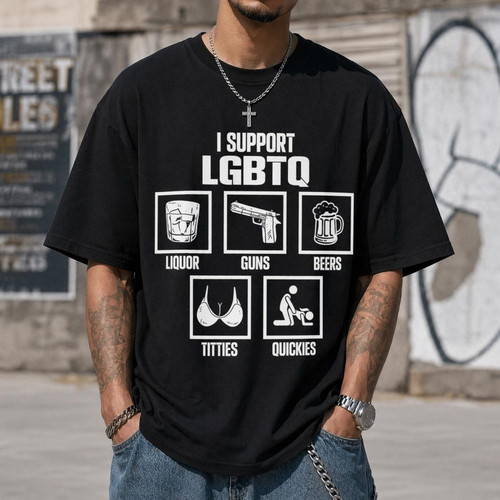 Support lgbtq shirt funny - i,