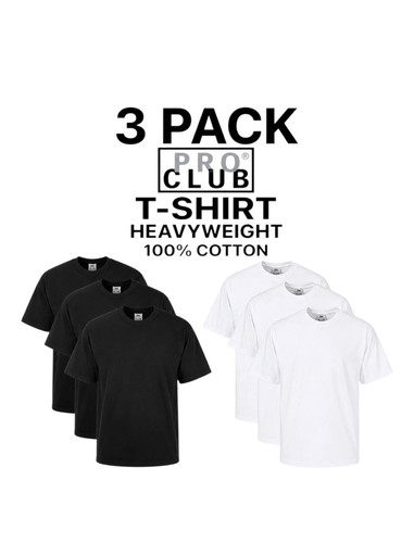 Pack pro club heavyweight t - 3,