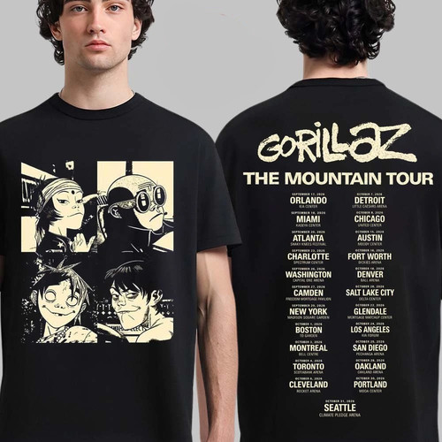 Gorillaz the mountain tour - gorillaz,