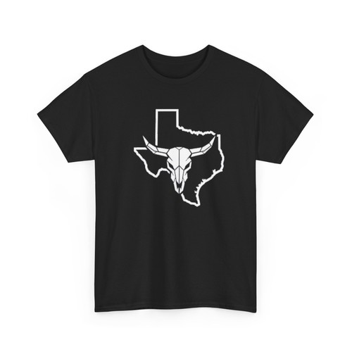 Texas longhorn skull graphic - texas,