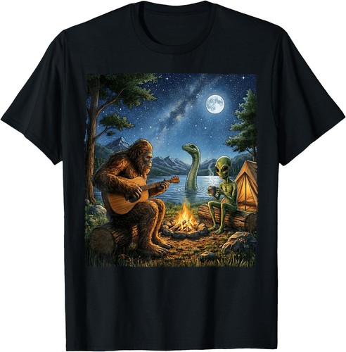 Bigfoot and alien loch - loch, ness