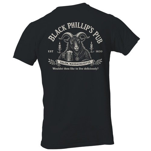 Black phillip pub - black, salem