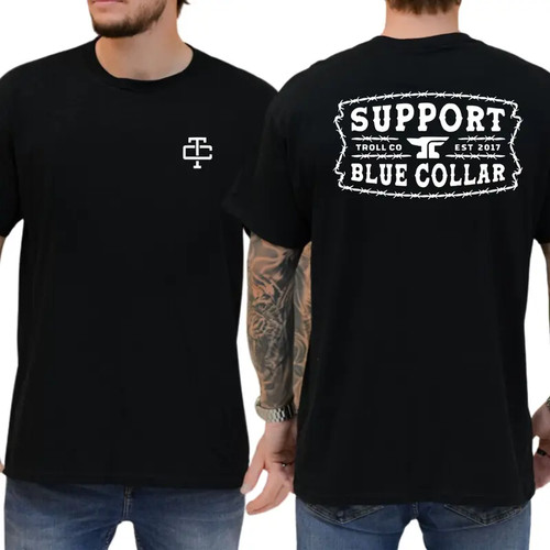Support blue collar sides - support,