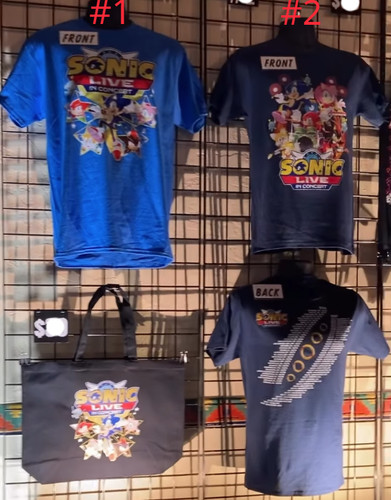 Sonic live concert shirt - live,