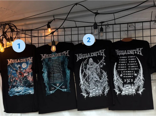 Megadeth 2026 tour - 2026, t-shirt