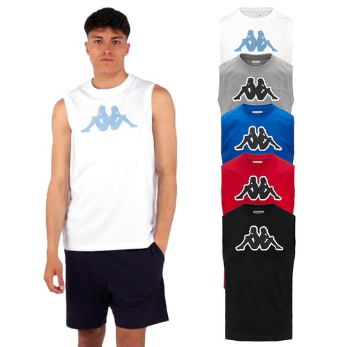 Kappa logo dwal canotta - kappa,