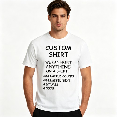 Custom shirt print anything - shirt,