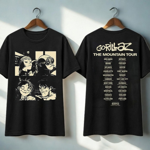Gorillaz the mountain tour - mountain,